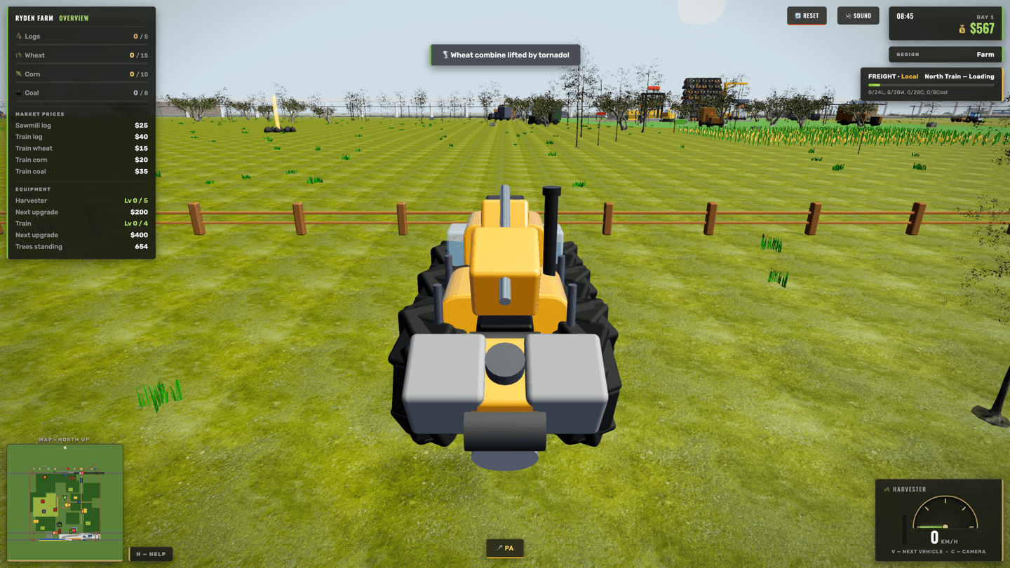 Wood Tycoon gameplay